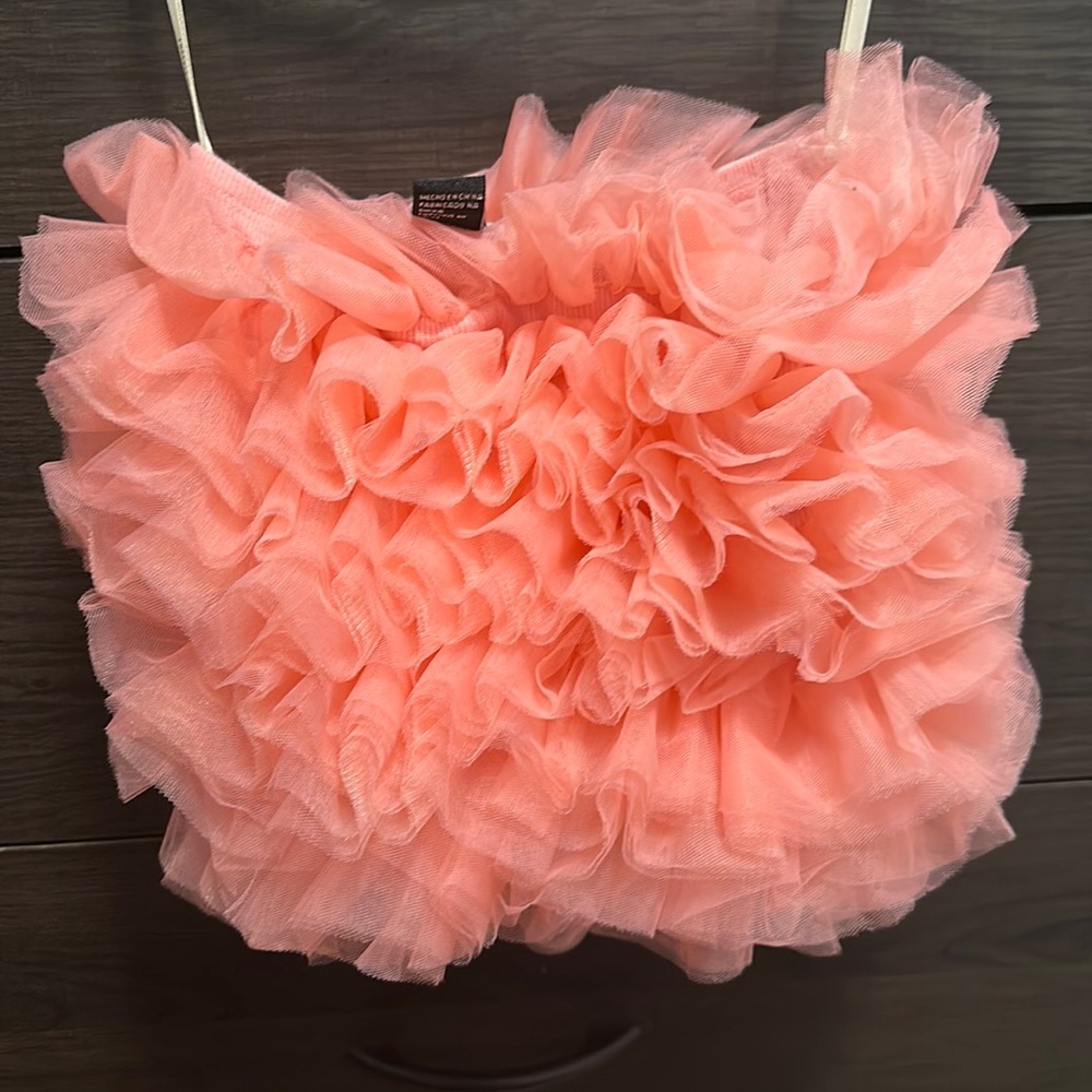 FOREVER 21 RUFFLED TUBE TOP